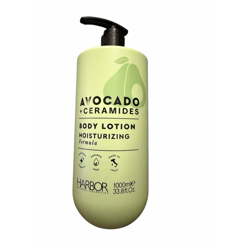 Avocado + Ceramides Body Lotion – Moisturizing, Soothing, Made in Italy 33.8FL